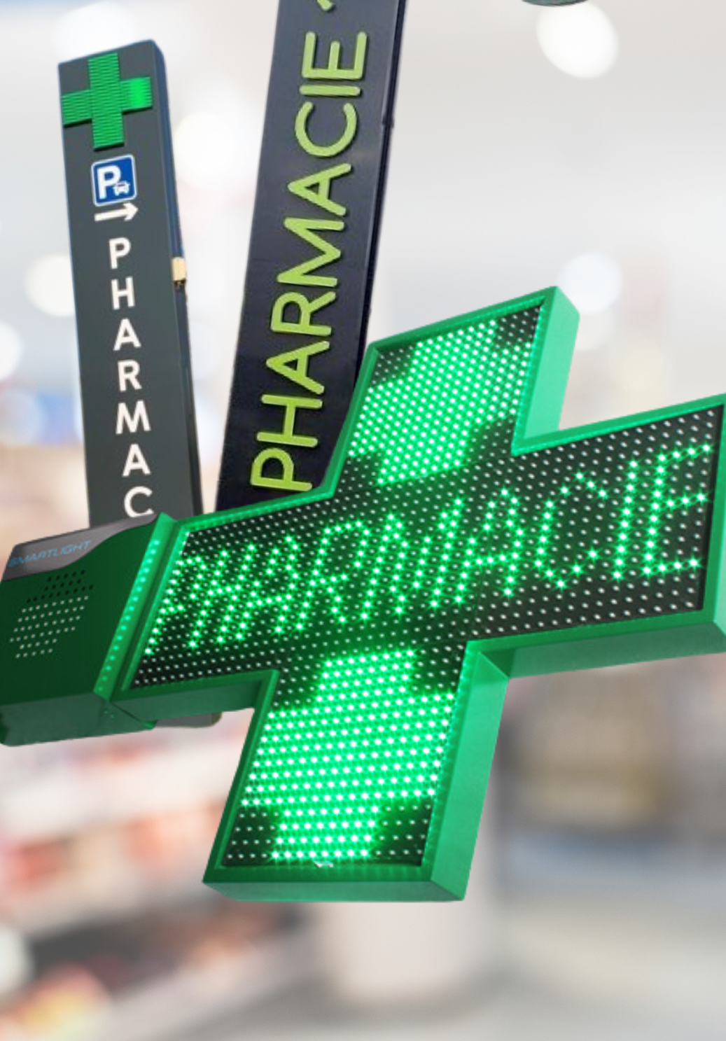 Pharmacie Croix LED