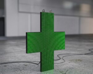 Mini-croix de vitrine LED CX48G-P