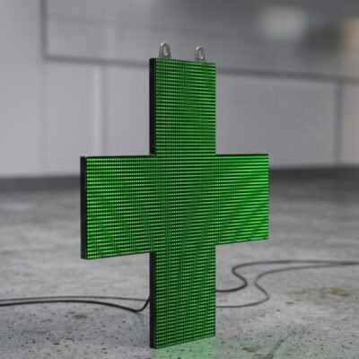 Mini-croix de vitrine LED CX48G-P